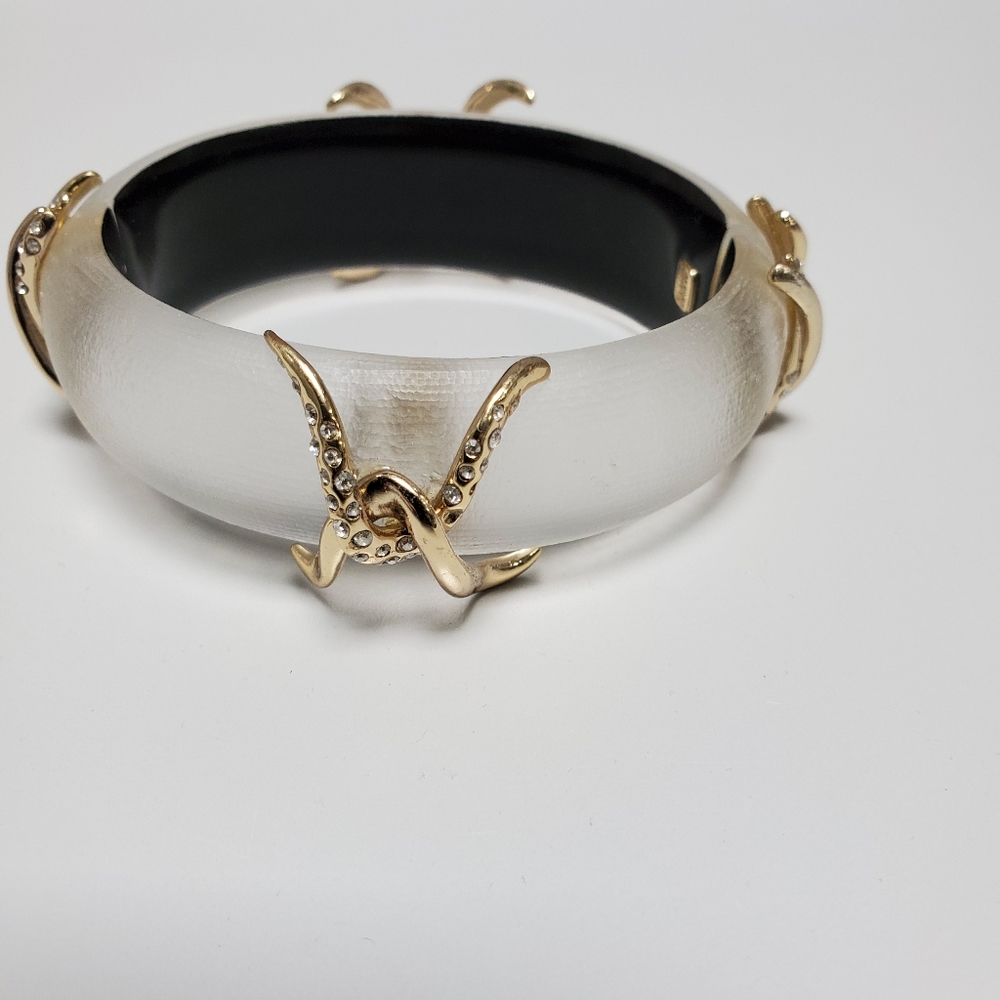 Authentic  Alexis bittar hinge bracelet - Picture 2 of 3